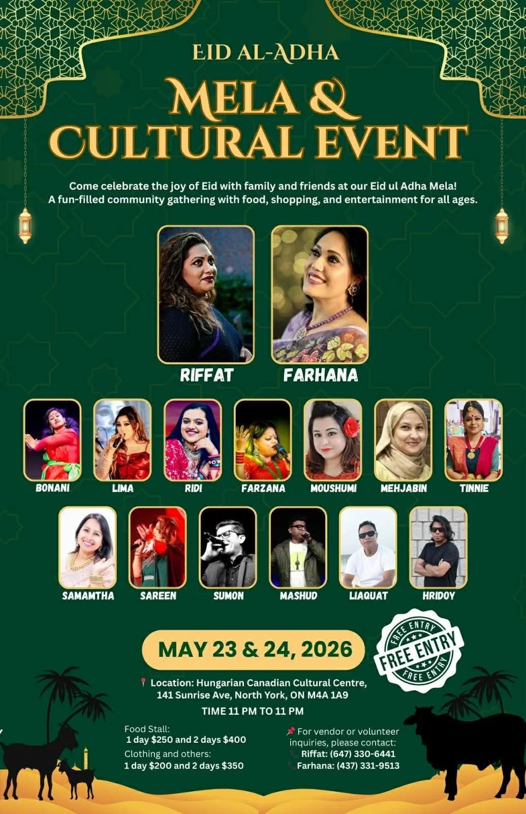 Eid Al-Adha Mela & Cultural Event